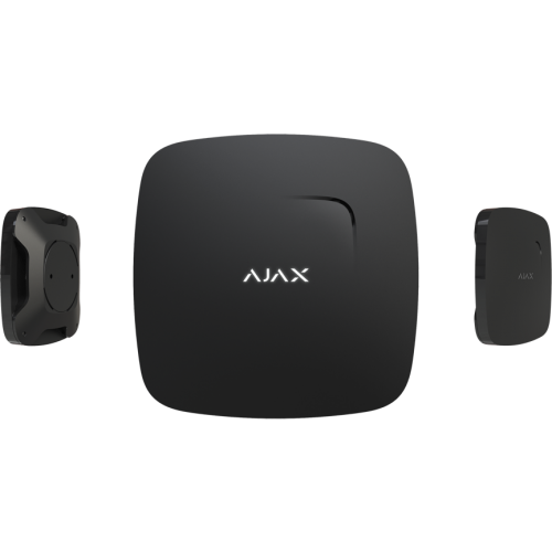 AJAX Fire Protect, Kablosuz, Isı ve Duman Dedektörü, SİYAH