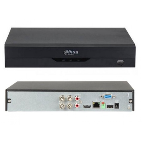 DAHUA XVR5104HS-5M-I3, 4Kanal, 5Mpix, H265+, 1 HDD Desteği, 5in1 DVR Cihazı
