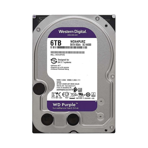 6 TB Güvenlik Kamerası Harddiski | WD Purple