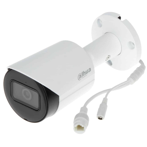 DAHUA IPC-HFW2441S-S-0360B, 4Mpix, 3,6mm Lens, H265+, 30Mt Gece Görüşü, IP67, Dahili Mikrofon, PoE Bullet IP Kamera