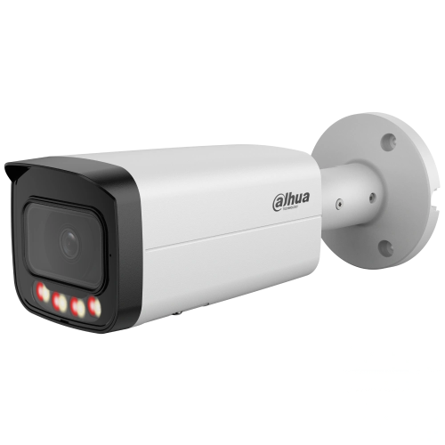 DAHUA IPC-HFW21249T-AS-IL 12Mpix, 3,6mm Lens,SD Kart, Smart Dual Light, H265+, 30Mt Gece Görüşü, IP67, Dahili Mikrofon, PoE Bullet IP Kamera (Beyaz)