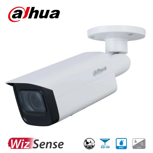 DAHUA IPC-HFW5442T-ASE, 4Mpix, 2,8mm Lens, H265+, Wizmind, 80Mt Gece Görüşü, IP67, IK10, PoE Metal Kasa Bullet IP Kamera