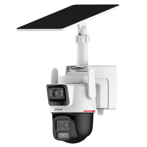 DAHUA IPC-PTS2649C-3E3Z-4GB20, 2X 3Mpix, 2,8 Lens+3,6 Lens, WizColor, 50Mt Gece Görüşü, IP66, Hybrid-zoom PT 4G Solar Ip Kamera