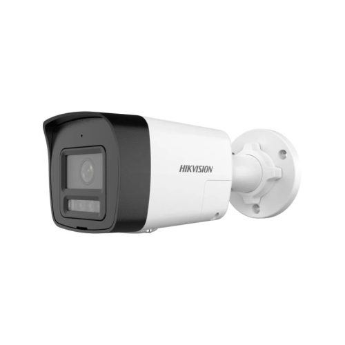 HIKVISION DS-2CD1041G2-LIUF 4Mpix, 2,8mm Lens, H265+,20Mt Gece Görüşü, Hybrid Light, SD Kart,Dahili Mikrofon, PoE, Bullet IP Kamera