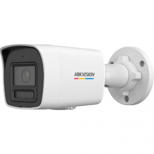 HIKVISION DS-2CD1027G2H-LIUF 2Mpix, 4mm Lens, H265+, 30Mt Gece Görüşü,Color Vu Lite, Smart Hybrid Light, Full Time Color, Dahili Mikrofon, Metal Kasa Bullet IP Kamera