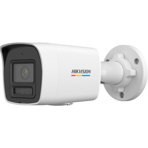 HIKVISION DS-2CD1027G2H-LIUF, 2Mpix, 2.8mm Lens, H265+, 30Mt Gece Görüşü,Color Vu Lite, Smart Hybrid Light, Full Time Color, Dahili Mikrofon, Metal Kasa Bullet IP Kamera